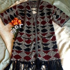 Long and thick cardigan!